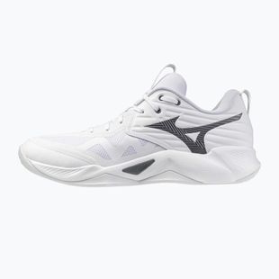 Кросівки волейбольні Mizuno Wave Momentum Pro white/metallic gray/black
