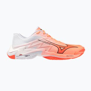 Кросівки волейбольні Mizuno Wave Lightning Elite flamingo coral/lava orange/white
