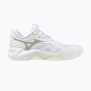 Кросівки волейбольні жіночі Mizuno Wave Momentum Pro white/aqua gray/ambrosia