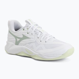 Кросівки волейбольні жіночі Mizuno Wave Momentum Pro white/aqua gray/ambrosia