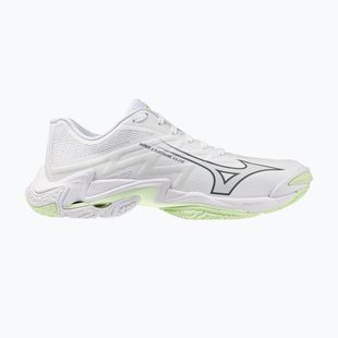 Кросівки волейбольні жіночі Mizuno Wave Lightning Elite white/balsam green/ambrosia