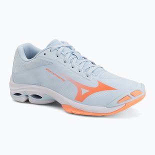 Кросівки волейбольні жіночі Mizuno Wave Lightning Pro blue finch/lava orange/flamingo coral
