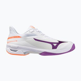 Кросівки тенісні жіночі Mizuno Wave Exceed Court AC white/dahlia/lava orange