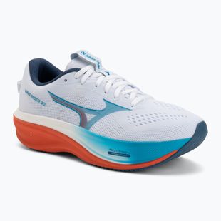 Кросівки для бігу чоловічі Mizuno Wave Rider 30 white/blue jewel/orange