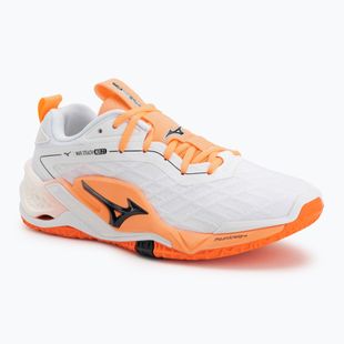 Кросівки гандбольні Mizuno Wave Stealth Neo 2.1 white/black/flamingo coral