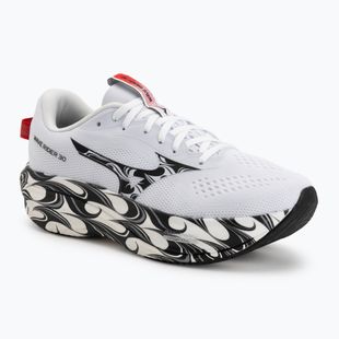 Кросівки для бігу чоловічі Mizuno Wave Rider 30 Disclosure white/black/high risk red