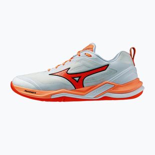 Кросівки гандбольні Mizuno Wave Stealth Elite white/lava orange