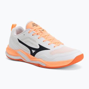 Кросівки гандбольні Mizuno Wave Stealth Pro white/black/flamingo coral