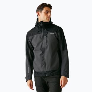Куртка-дощовик чоловіча REGATTA Highton Stretch IV ash/black