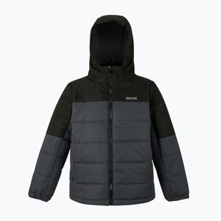 Куртка утеплена дитяча REGATTA Lofthouse black/sealgr