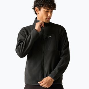 Кофта флісова чоловіча REGATTA  Frankie Full Zip Fleece black/black