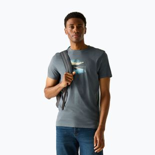 Футболка трекінгова чоловіча REGATTA Breezed dark storm