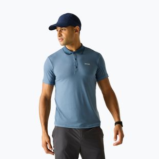 Футболка трекінгова чоловіча REGATTA Polo Maverikstretch china blue