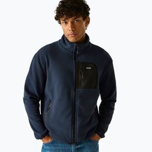 Кофта флісова чоловіча REGATTA  Frankie Full Zip Fleece navy/black