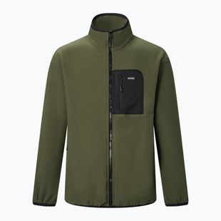 Кофта флісова чоловіча REGATTA  Frankie Full Zip Fleece dark khaki/black