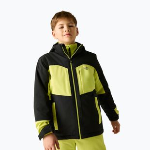 Куртка лижна дитяча Dare2B Rip It Jacket black/wild lime