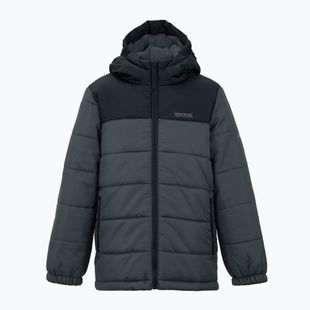 Куртка утеплена дитяча REGATTA Lofthouse black/seal grey