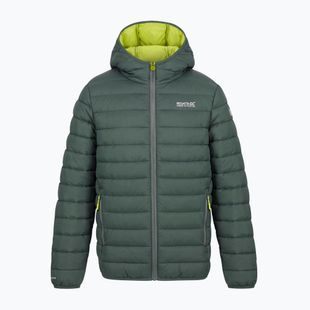 Куртка утеплена дитяча REGATTA Lofthouse dark forest green/wild lime