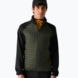 Куртка гібридна чоловіча REGATTA Clumber Hybrid dark khaki/black/sunset
