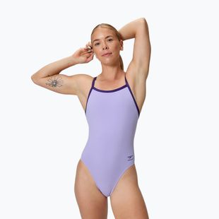 Купальник суцільний жіночий Speedo Solid Turnback bright lavender