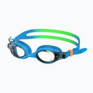 Окуляри для плавання дитячі Speedo Skoogles azure blue/fluro green/fluro orange/clear