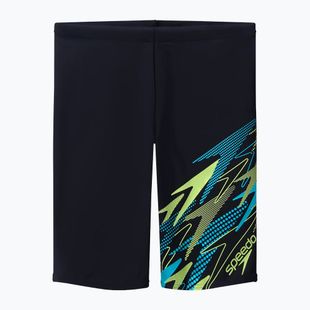 Плавки чоловічі Speedo Medley Logo Jammer anthracite/hyper teal