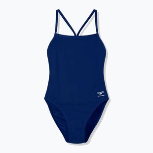 Купальник суцільний жіночий Speedo Solid Endurancex V-Back 2.0 team navy