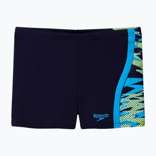 Плавки дитячі Speedo Hyperboom Splice Aquashort anthracite/hyper teal