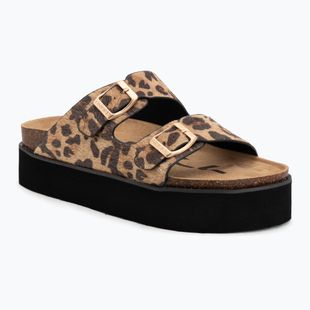 Шльопанці жіночі O'Neill Sandy Platform Low leopard