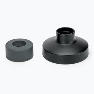 Кришка для пляшок з соломинкою Kambukka Monza сіра/чорна