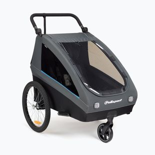 Причіп велосипедний Polisport Kids Trailer&Stroller black/grey
