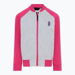 Кофта трекінгова дитяча LEGO Lwstorm 215 сіро-рожева 11010659