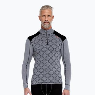 Кофта термоактивна чоловіча Dovre Half Zip Jacquard grey