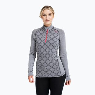 Кофта термоактивна жіноча Dovre Half Zip Jacquard grey