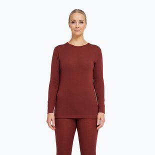 Кофта термоактивна жіноча Dovre Wool burgundy
