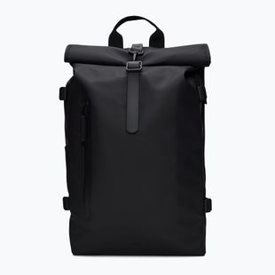 Рюкзак міський Rains Rolltop Rucksack Large 23 л black