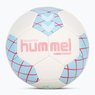 М'яч гандбольний Hummel Classic Energizer off white/light blue/yellow розмір 3
