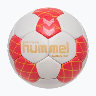 М'яч гандбольний Hummel Classic Elite HB off white/red/orange size 3