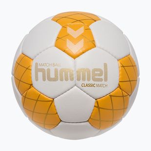 М'яч гандбольний Hummel Classic Match HB off white/orange/gold size 3