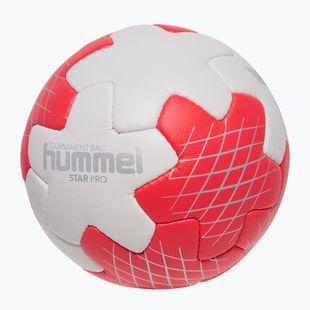 М'яч гандбольний Hummel Star Pro HB off white/red/silver size 2