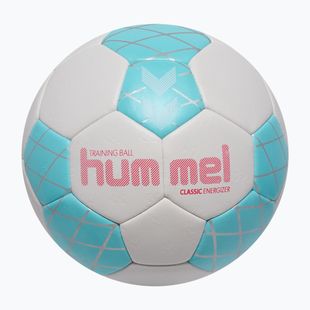 М'яч гандбольний Hummel Classic Energizer off white/light blue/marine size 1