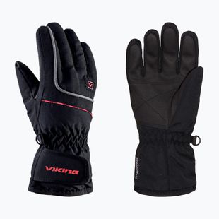 Рукавички лижні дитячі Viking Kevin Ski dark red