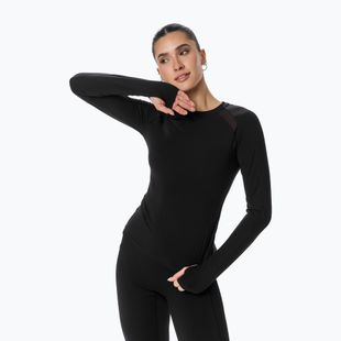 Лонгслів для тренувань жіночий Cardio Bunny  black