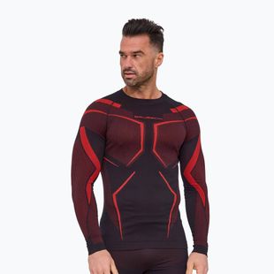 Кофта термоактивна чоловіча Brubeck Dry black/red