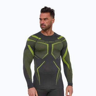 Кофта термоактивна чоловіча Brubeck Dry graphite/lime