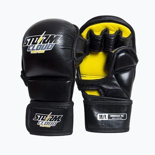 Рукавиці греплінгові StormCloud Hurricane black/yellow