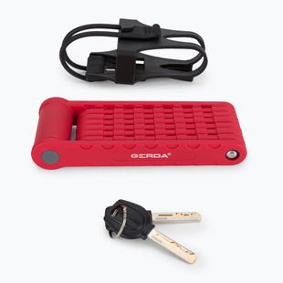 Замок велосипедний GERDA Fold Lite 950V червоний 0SF00095000.MXV2YP
