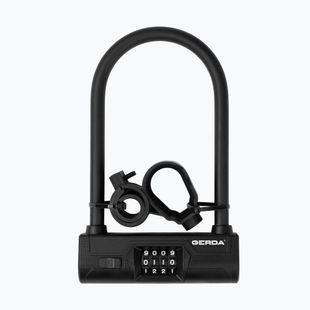Замок велосипедний GERDA Ultra Combo 245/153C U-Lock black