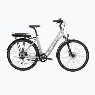 Велосипед електричний KROSS Sentio Hybrid 2.0 el. 504 Wh срібний/чорний/глянцевий