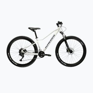 Велосипед гірський жіночий KROSS Lea 5.0 27,5" сірий/синій/глянцевий